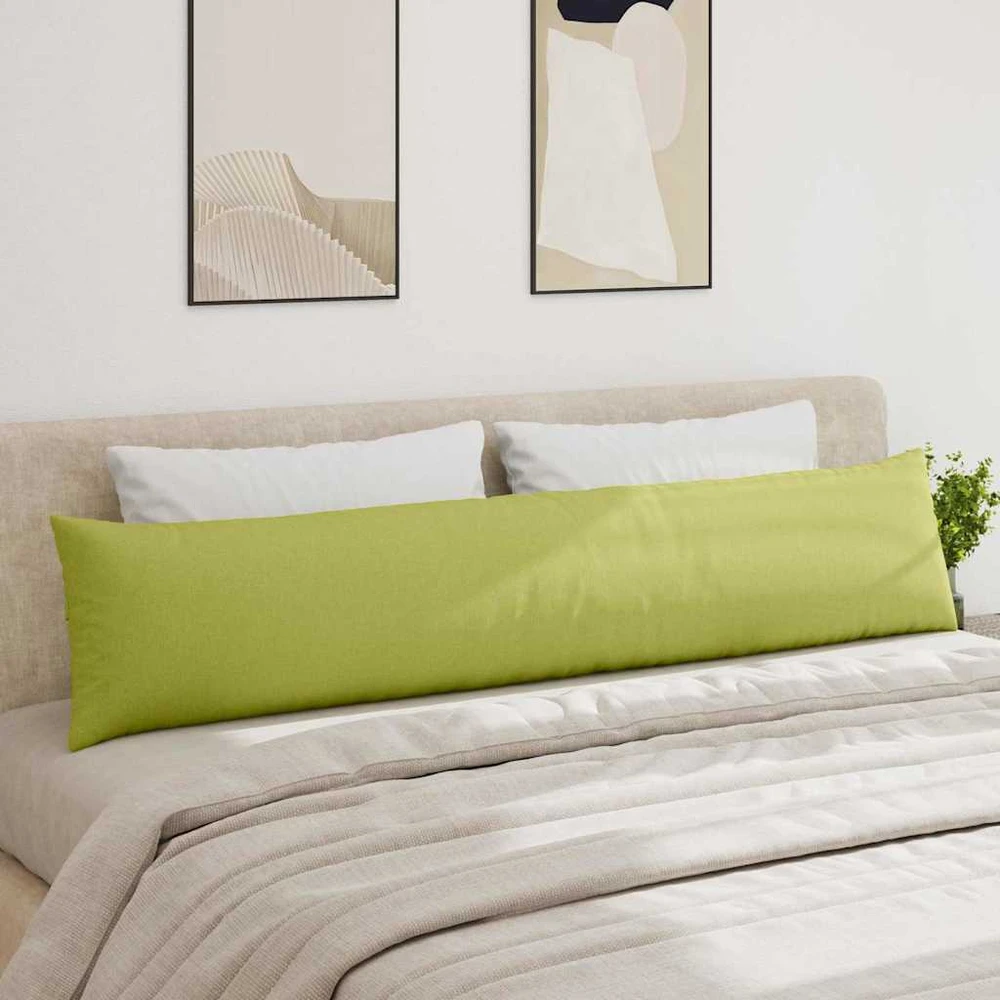 Sofa Pagalvės 2 vnt. audinys Šviesiai žalia 200 x 40 cm