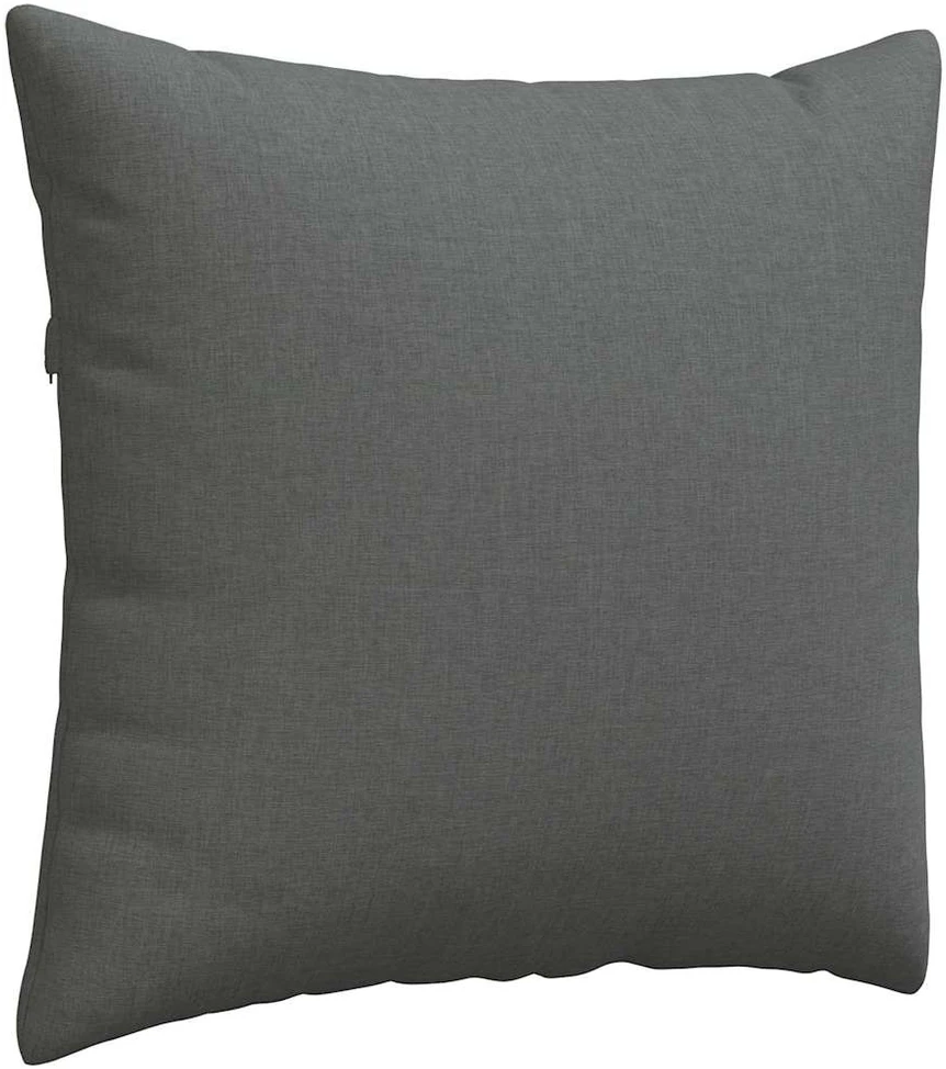 Sofa Pagalvės 2 vnt. audinys Tamsiai pilka 45 x 45 cm