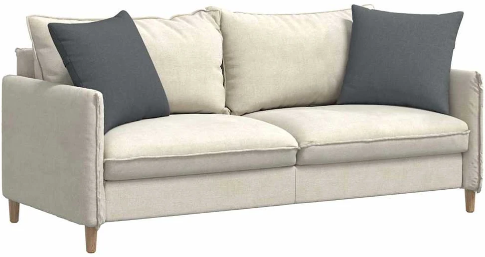 Sofa Pagalvės 2 vnt. audinys Tamsiai pilka 50 x 50 cm