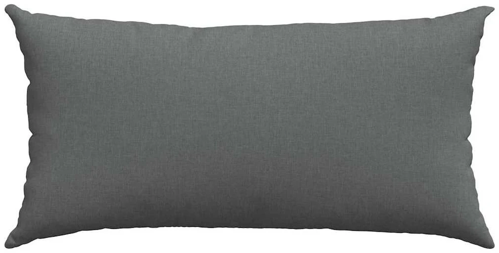 Sofa Pagalvės 2 vnt. audinys Tamsiai pilka 80 x 40 cm