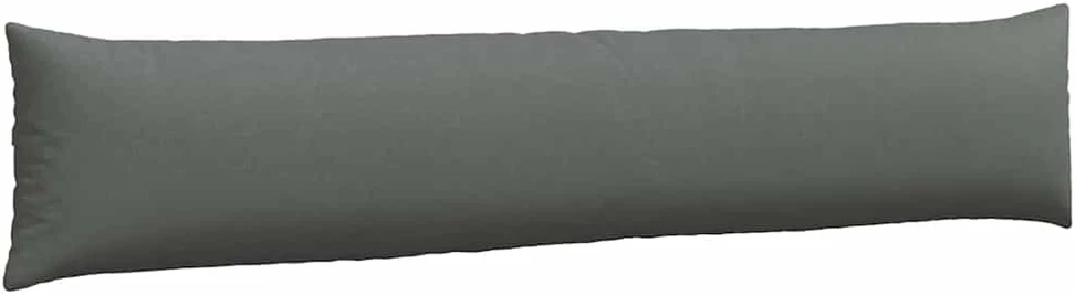 Sofa Pagalvės 2 vnt. audinys Tamsiai pilka 200 x 40 cm