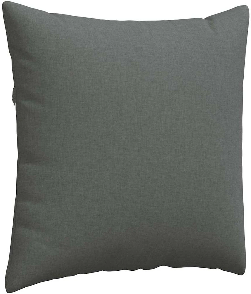 Sofa Pagalvės 2 vnt. audinys Tamsiai pilka 60 x 60 cm