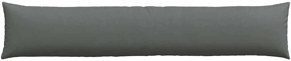 Sofa Pagalvės 2 vnt. audinys Tamsiai pilka 200 x 40 cm