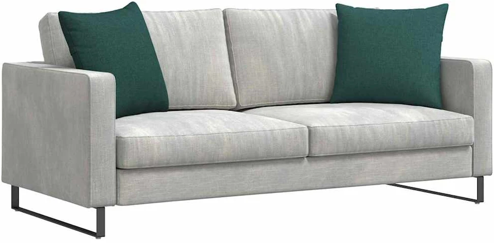 Sofa Pagalvės 2 vnt. audinys Tamsiai žalia 50 x 50 cm