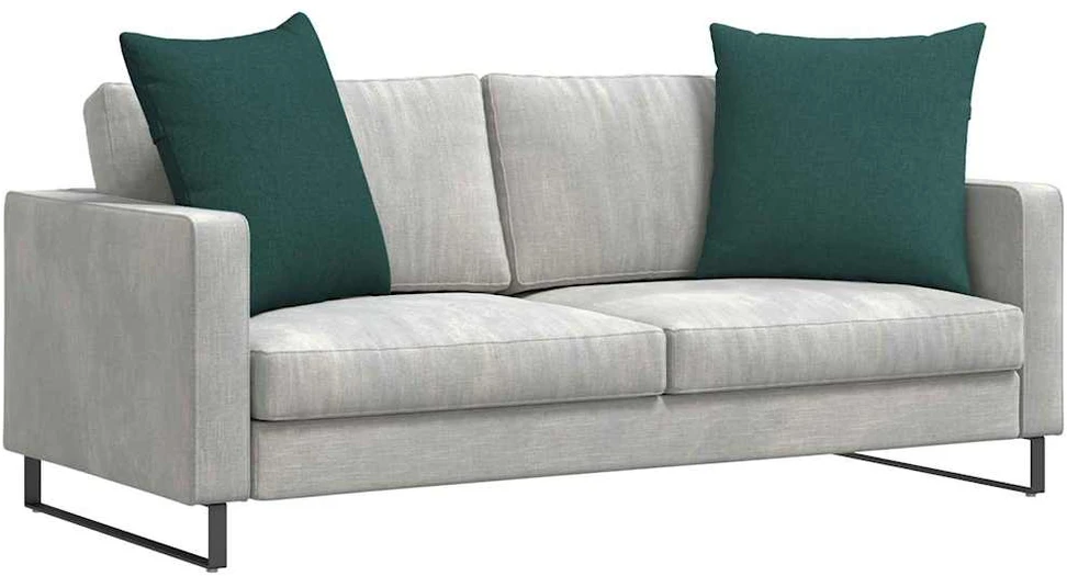 Sofa Pagalvės 2 pcs Tamsiai žalia 60 x 60 cm audinys