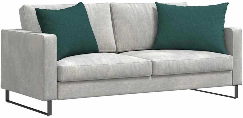 Sofa Pagalvės 2 vnt. audinys Tamsiai žalia 70 x 50 cm