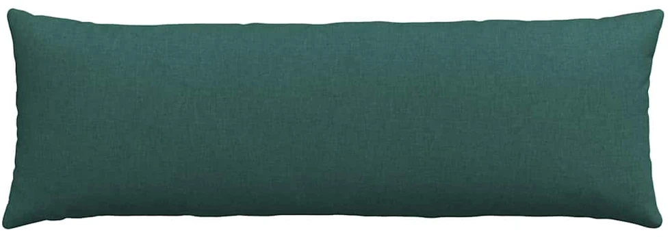 Sofa Pagalvės 2 pcs Tamsiai žalia 120 x 40 cm audinys