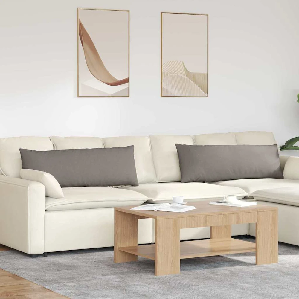 Sofa Pagalvės 2 vnt. audinys Tortora 120 x 40 cm