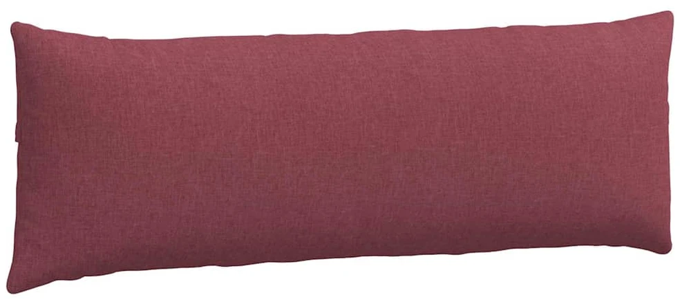 Sofa Pagalvės 2 pcs Vyno raudona 120 x 40 cm audinys