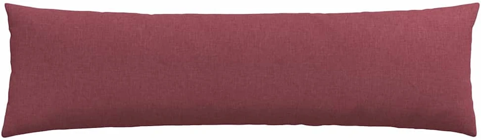 Sofa Pagalvės 2 vnt. audinys Vyno raudona 145 x 40 cm