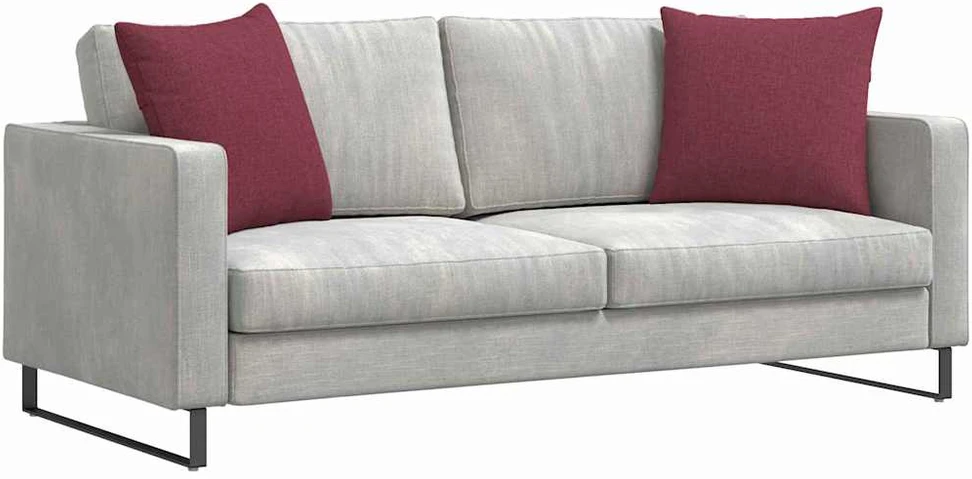 Sofa Pagalvės 2 vnt. audinys Vyno raudona 50 x 50 cm