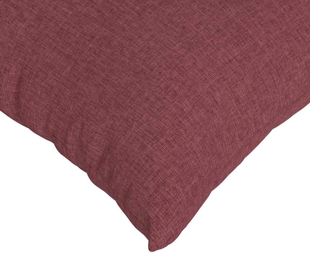 Sofa Pagalvės 2 vnt. audinys Vyno raudona 80 x 80 cm