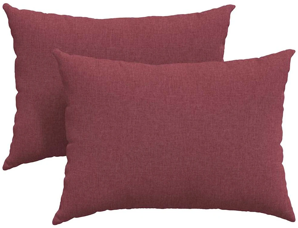 Sofa Pagalvės 2 vnt. audinys Vyno raudona 70 x 50 cm