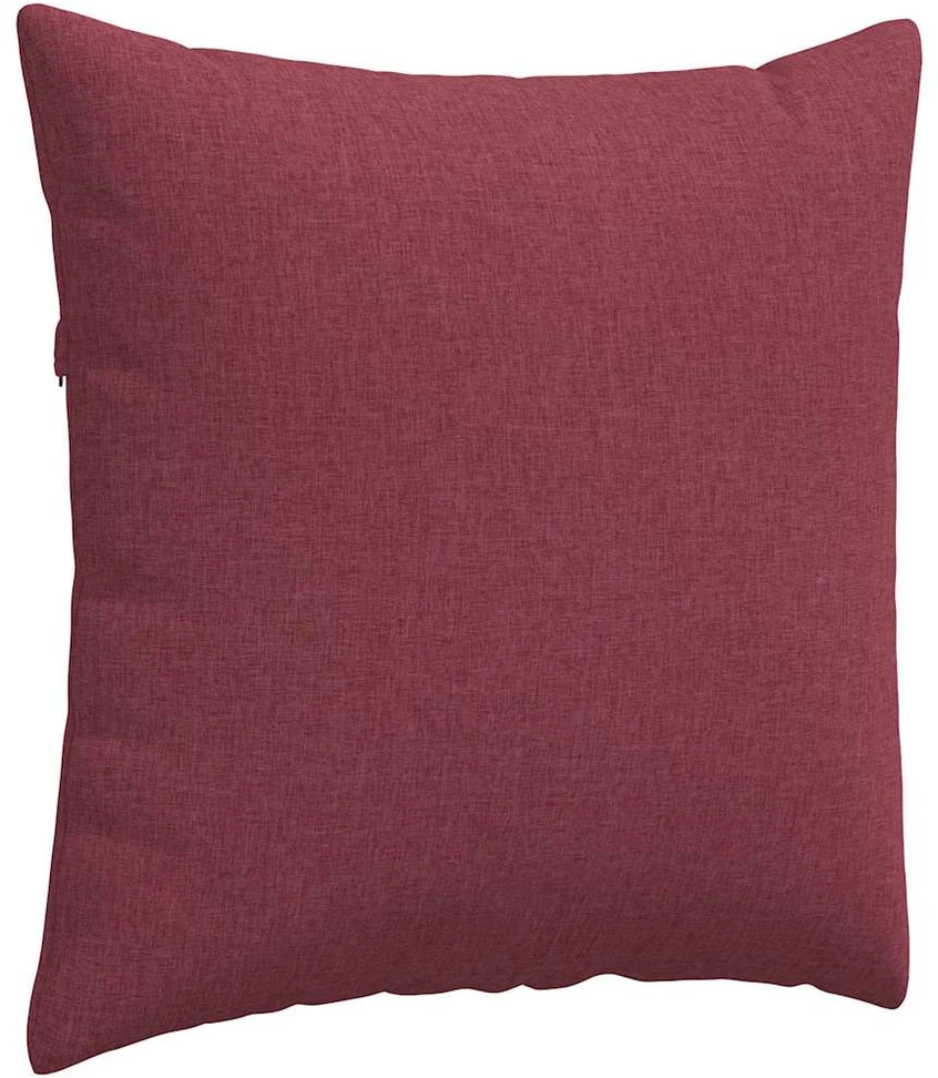 Sofa Pagalvės 2 vnt. audinys Vyno raudona 80 x 80 cm