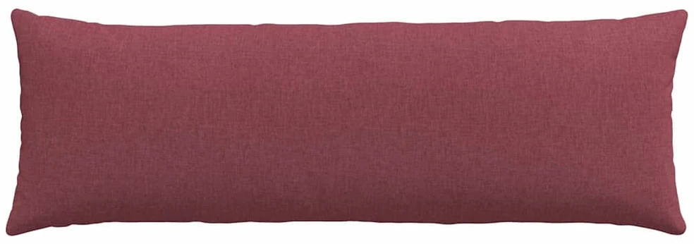 Sofa Pagalvės 2 pcs Vyno raudona 120 x 40 cm audinys