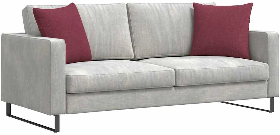 Sofa Pagalvės 2 vnt. audinys Vyno raudona 45 x 45 cm