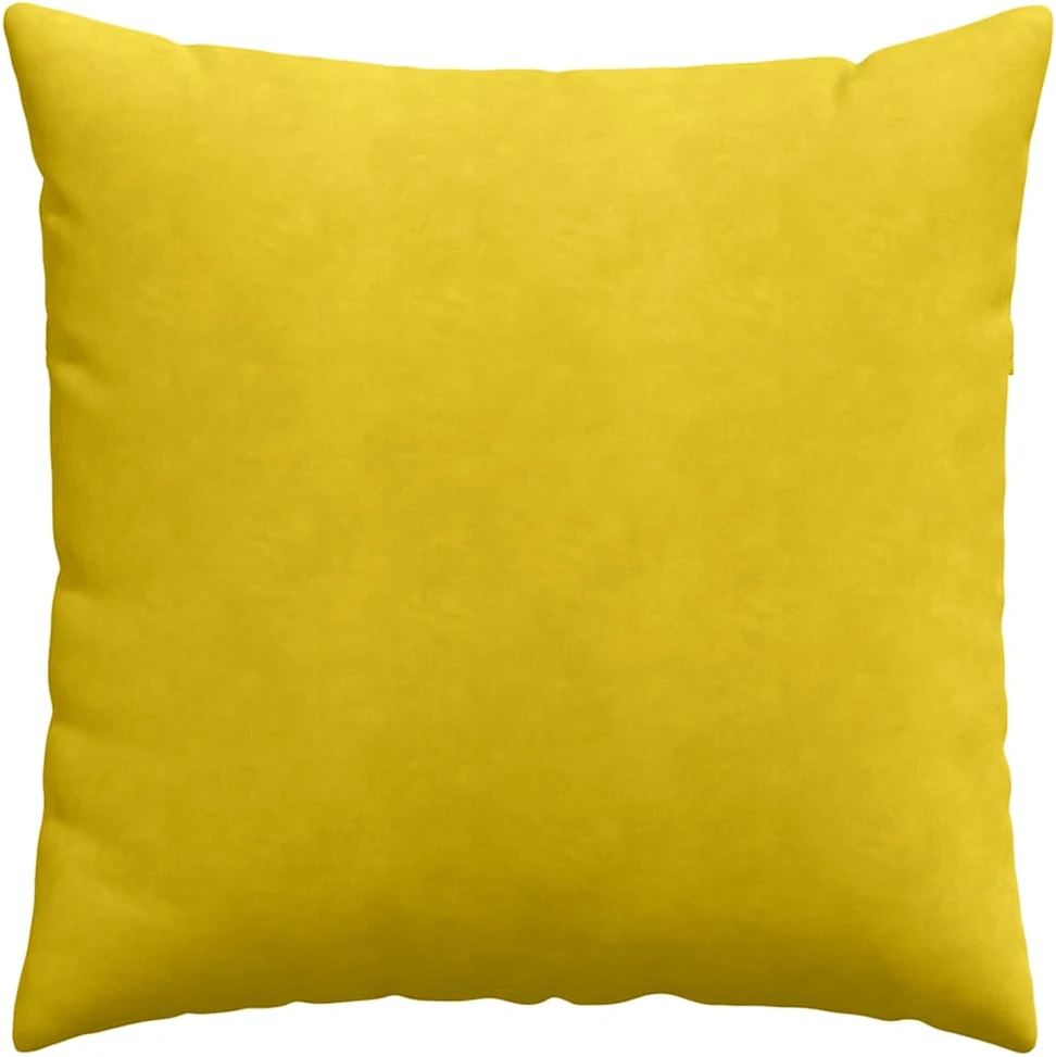 Sofa Pagalvės 2 vnt. Kordūrinis audinys Geltona 60 x 60 cm