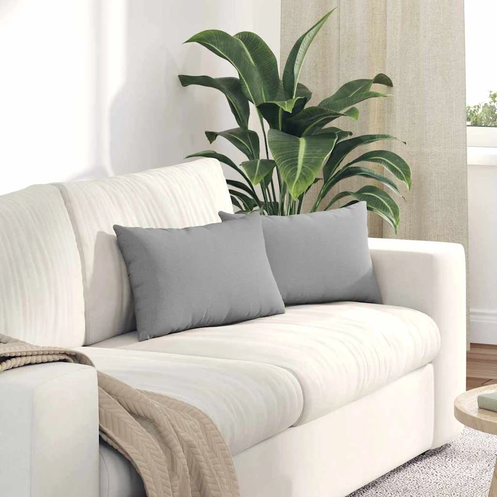 Sofa Pagalvės 2 vnt. audinys Debesų pilka 50 x 30 cm