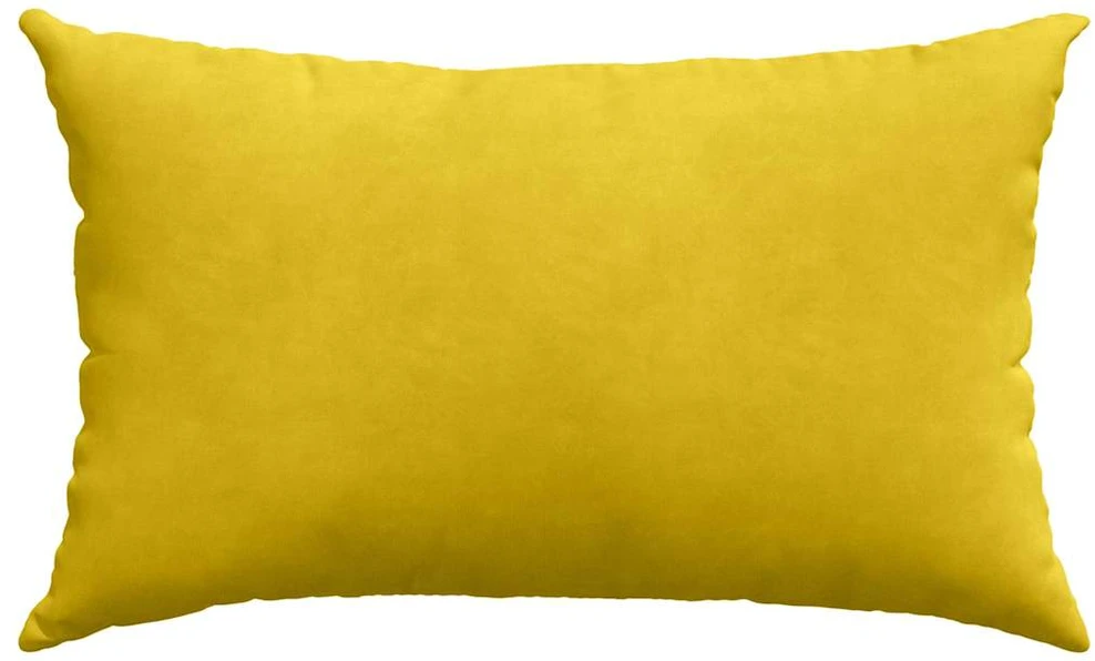 Sofa Pagalvės 2 pcs Geltona 50 x 30 cm Kordūrinis audinys