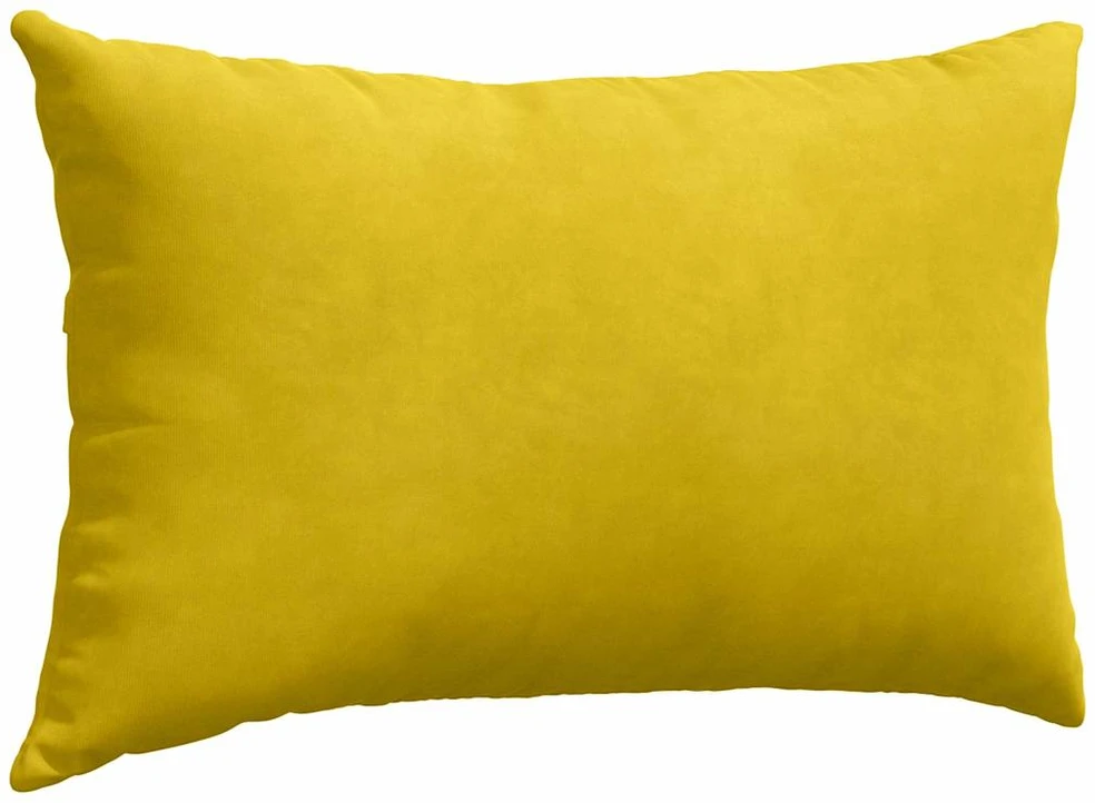 Sofa Pagalvės 2 pcs Geltona 50 x 30 cm Kordūrinis audinys