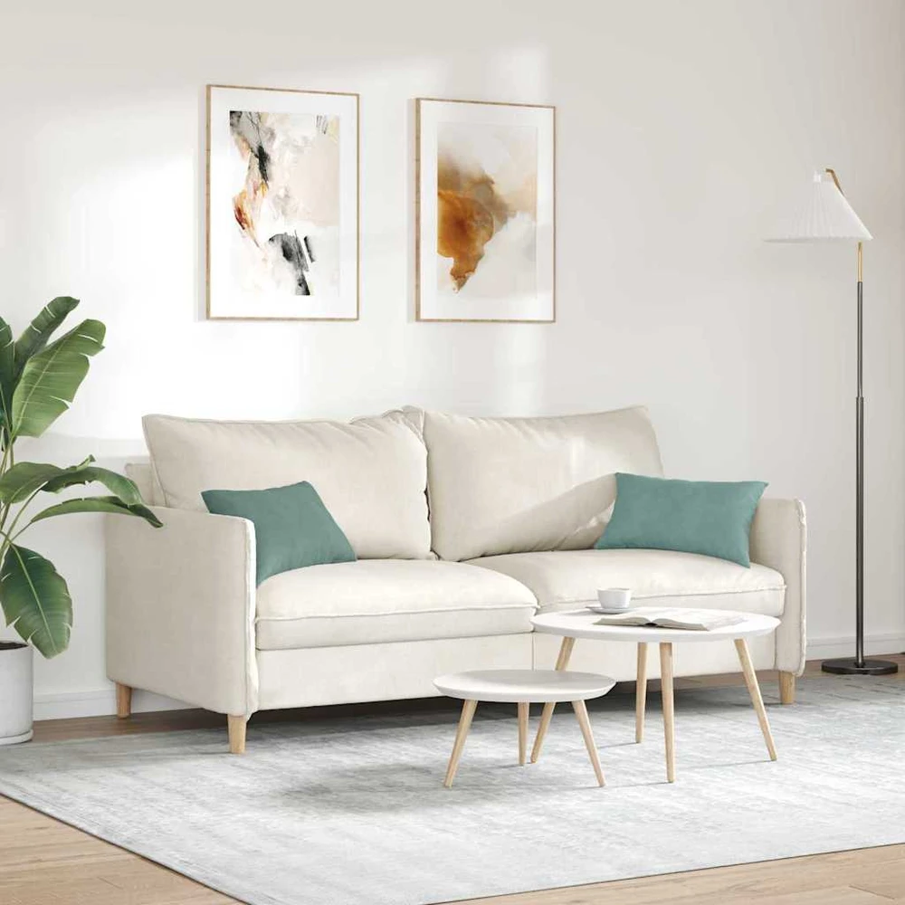 Sofa Pagalvės 2 pcs Jūrinė žalia 50 x 30 cm Kordūrinis audinys
