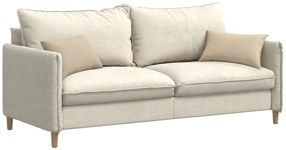 Sofa Pagalvės 2 vnt. audinys Kreminė 50 x 30 cm