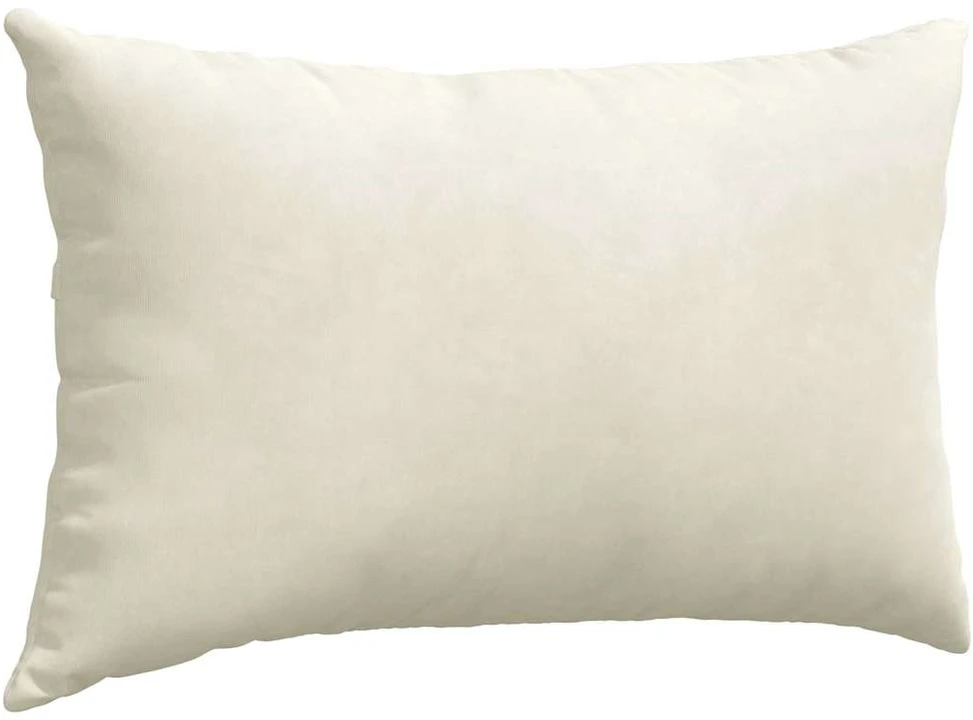 Sofa Pagalvės 2 pcs Kreminė 50 x 30 cm Kordūrinis audinys