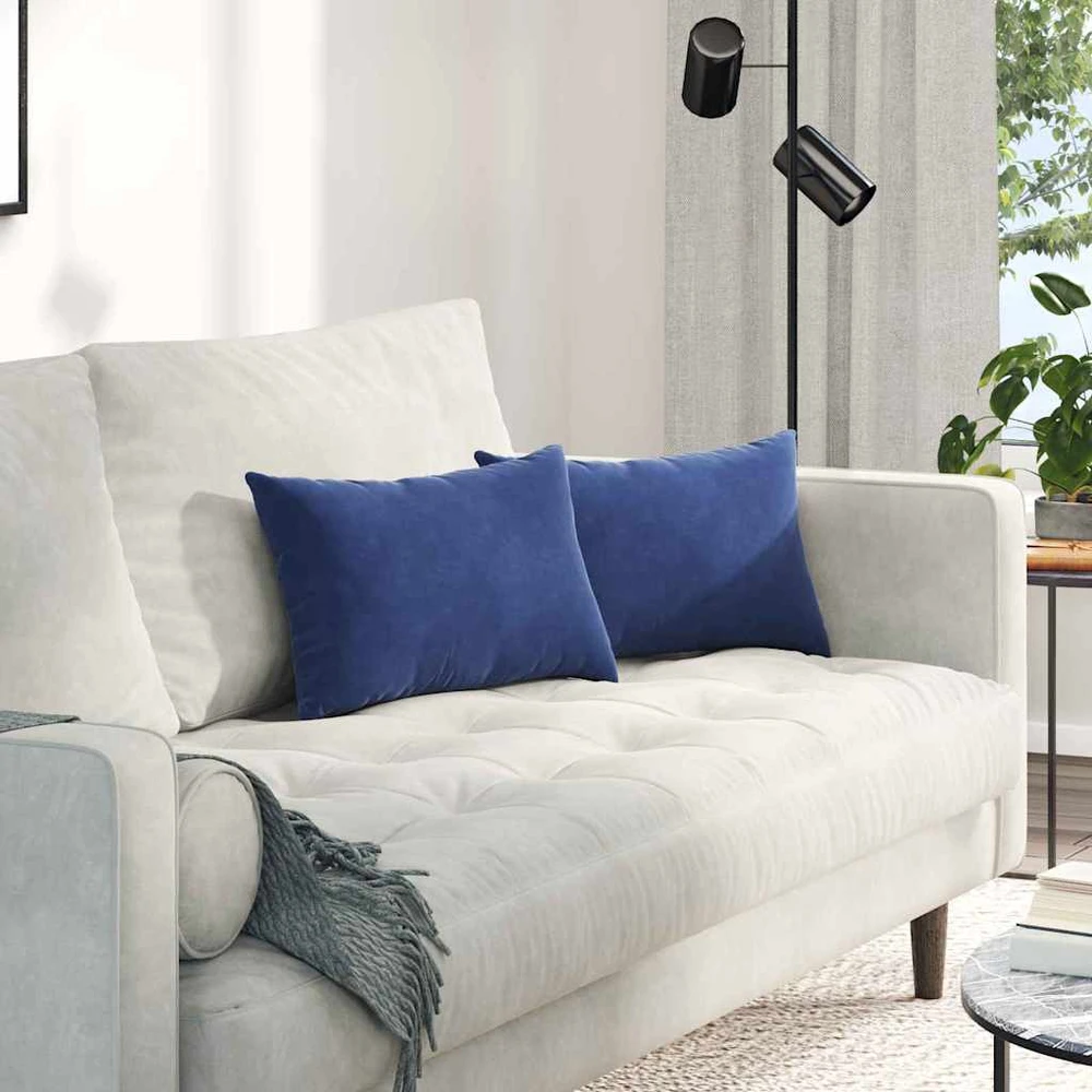 Sofa Pagalvės 2 pcs Policijos mėlyna 50 x 30 cm