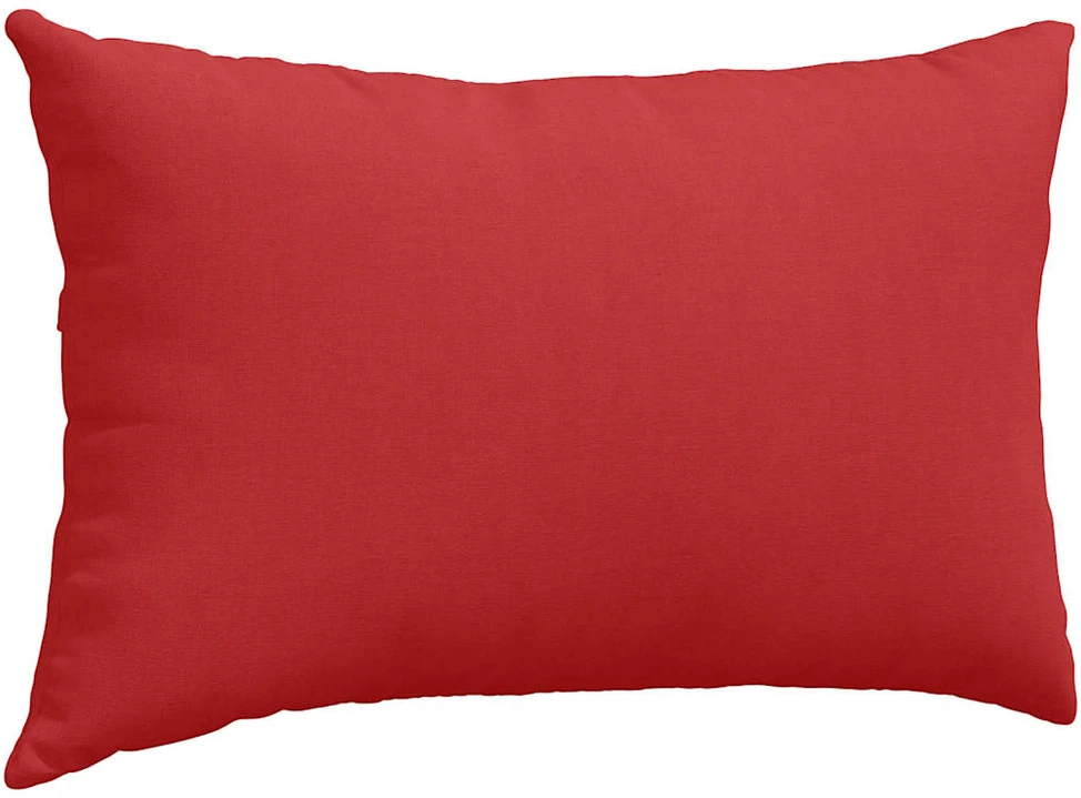 Sofa Pagalvės 2 vnt. audinys Raudona 50 x 30 cm