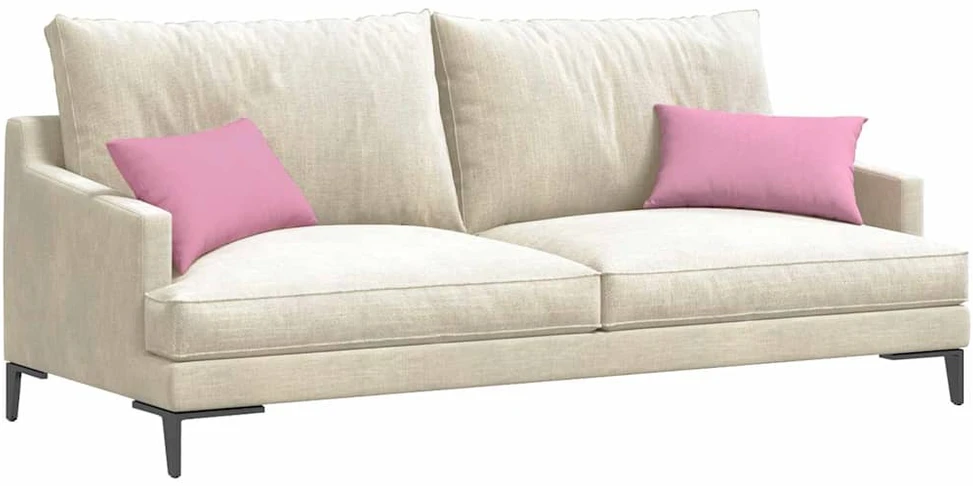 Sofa Pagalvės 2 vnt. audinys Rožinė 50 x 30 cm