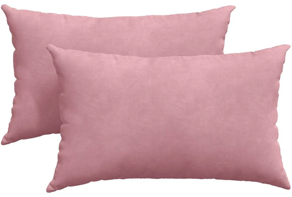 Sofa Pagalvės 2 pcs Rožinė 50 x 30 cm Kordūrinis audinys