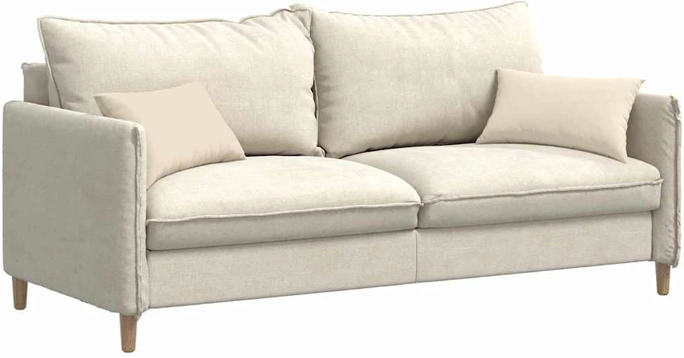 Sofa Pagalvės 2 vnt. audinys Smėlio 50 x 30 cm