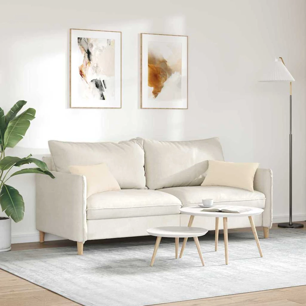Sofa Pagalvės 2 vnt. audinys Smėlio 50 x 30 cm