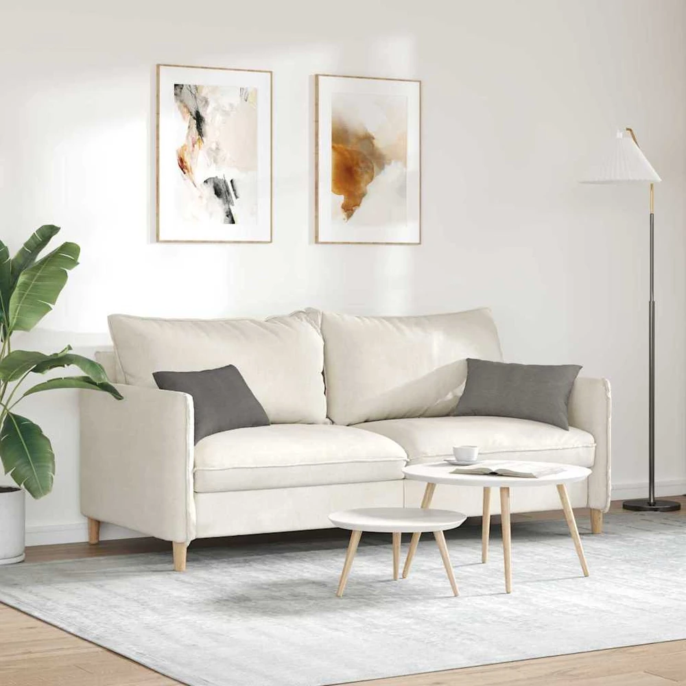 Sofa Pagalvės 2 pcs Šviesiai pilka 50 x 30 cm