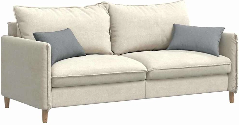 Sofa Pagalvės 2 vnt. audinys Šviesiai pilka 50 x 30 cm