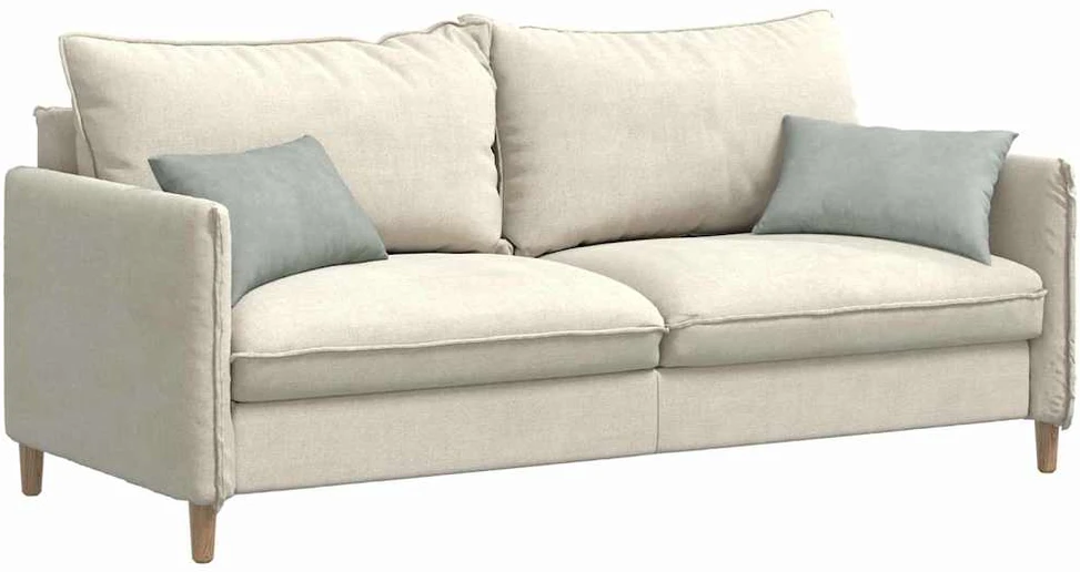 Sofa Pagalvės 2 pcs Šviesiai pilka 50 x 30 cm