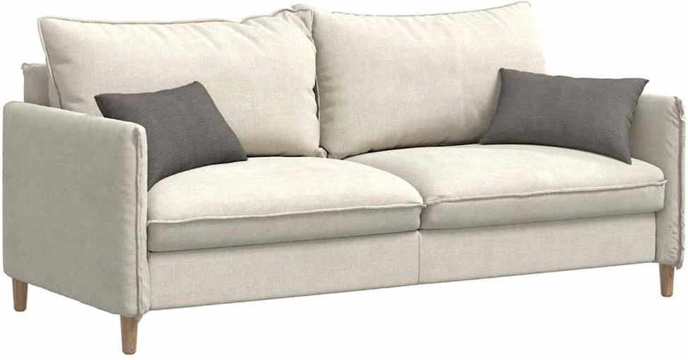 Sofa Pagalvės 2 pcs Šviesiai pilka 50 x 30 cm