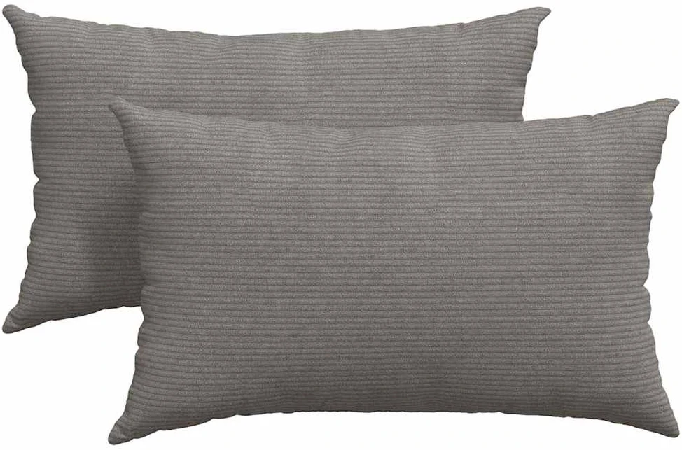 Sofa Pagalvės 2 pcs Šviesiai pilka 50 x 30 cm