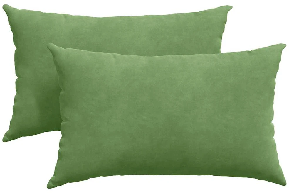 Sofa Pagalvės 2 pcs Šviesiai žalia 50 x 30 cm