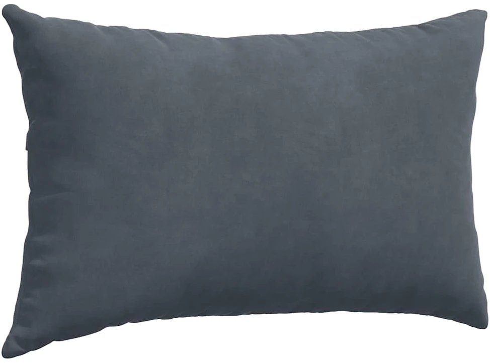Sofa Pagalvės 2 pcs Tamsiai pilka 50 x 30 cm Kordūrinis audinys