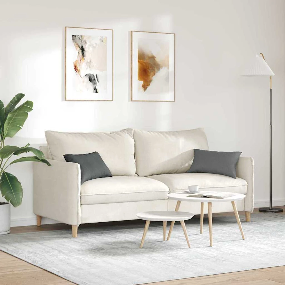 Sofa Pagalvės 2 vnt. audinys Tamsiai pilka 50 x 30 cm
