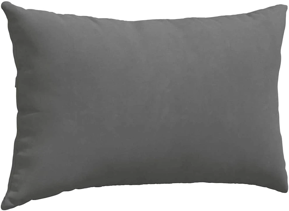 Sofa Pagalvės 2 vnt. audinys Tamsiai pilka 50 x 30 cm