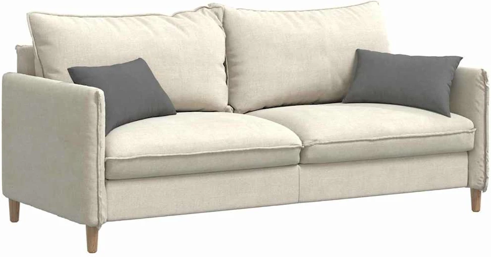 Sofa Pagalvės 2 vnt. audinys Tamsiai pilka 50 x 30 cm