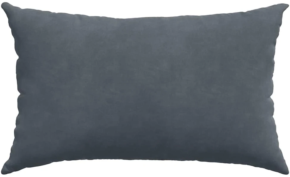 Sofa Pagalvės 2 pcs Tamsiai pilka 50 x 30 cm Kordūrinis audinys