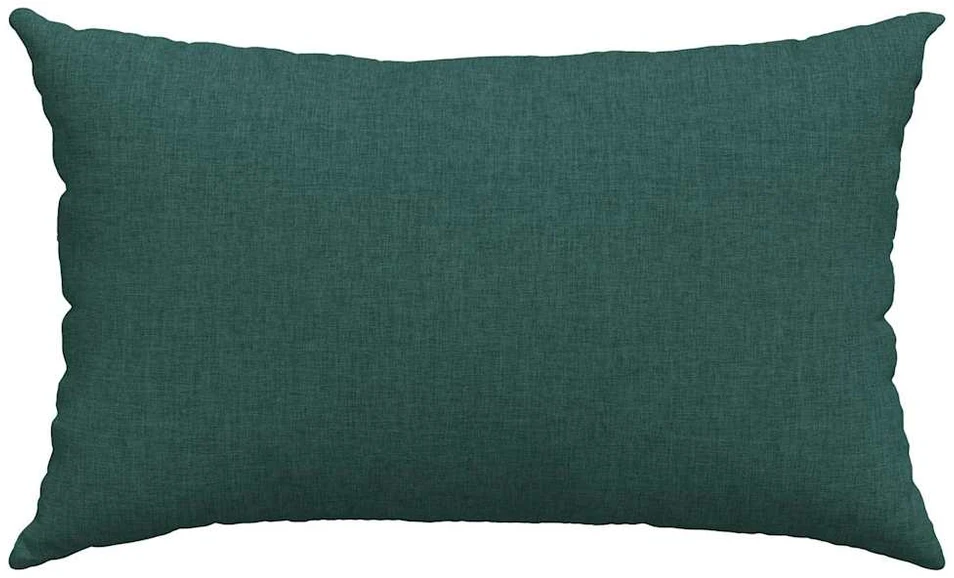 Sofa Pagalvės 2 vnt. audinys Tamsiai žalia 50 x 30 cm