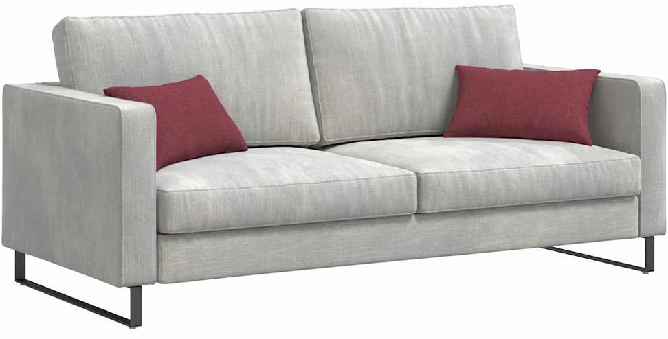Sofa Pagalvės 2 vnt. audinys Vyno raudona 50 x 30 cm