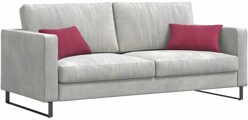Sofa Pagalvės 2 pcs Vyno raudonumo 50 x 30 cm