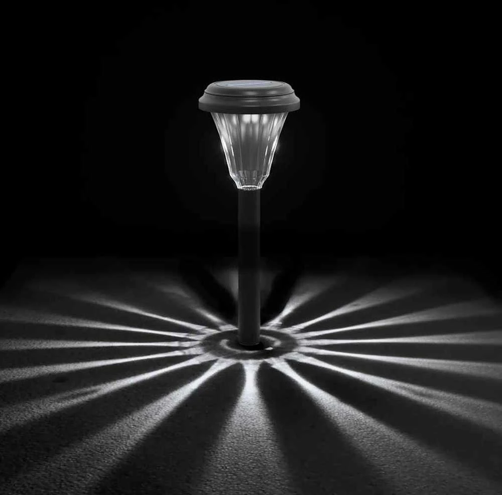 Solar Pathway šviestuvai su smaigaliais, 12vnt., baltos spalvos