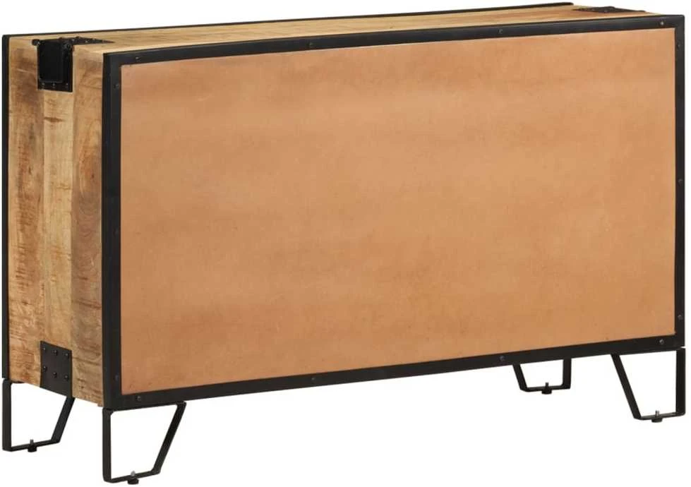 Šoninė spintelė, 100x31x60cm, neapdorotas mango masyvas