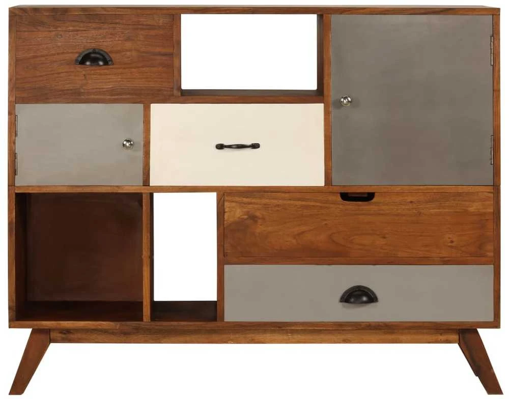 Šoninė spintelė, 115x35x86cm, akacijos medienos masyvas